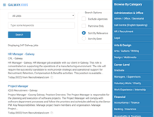 Tablet Screenshot of galwayjobs.ie